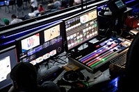 NBA Africa Game 2018. Some behind the scenes technical action. Original public domain image from Flickr