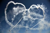 The Aeroshell Demo Team flies T-6 airplanes during the South Carolina National Guard Air and Ground Expo at McEntire Joint National Guard Base, South Carolina, May 7, 2017.