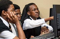 Students joining HTML coding workshop at  Ga-Rankuwa, South Africa, 22 November 2017. Original public domain image from Flickr