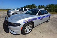 South Carolina Highway Patrol personnel perform Precision Immobilization Technique Training. Original public domain image from Flickr