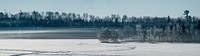 A misty morning layer of vapor flows slowly over Shagawa Lake near the U.S. Department of Agriculture (USDA) Forest Service (FS) Superior National Forest (NF) Kawishiwi Ranger District area, Ely, Minnesota, on March 2, 2018.