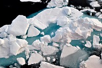 Arctic Ocean ice melting. Original public domain image from Flickr