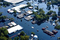 Flooding caused by Hurricane Florence. Original public domain image from Flickr