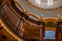 The Historic Capitol Building in Des Moines, Iowa. Original public domain image from Flickr