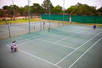 Wheelchair Tennis SA - Development Tournament at Polokwane, South Africa, 2 January 2019. Original public domain image from Flickr