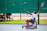 Wheelchair Tennis SA - Development Tournament at Polokwane, South Africa, 2 January 2019. Original public domain image from Flickr