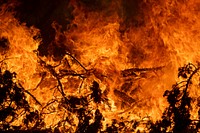 Burning slash pile on the Bureau of Land Management's Trout Springs Prescribed Fire in southwest Idaho. (DOI/Neal Herbert). Original public domain image from Flickr