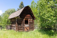 OTO homestead barn by Jacob W. Frank. Original public domain image from Flickr