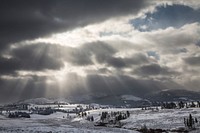 Clearing storm over Blacktail Deer Plateau, NPS / Neal Herbert. Original public domain image from Flickr