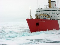 The Canadian Coast Guard Ship in the Arctic Ocean. Original public domain image from Flickr