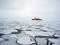 The Canadian Coast Guard Ship in the Arctic Ocean. Original public domain image from Flickr