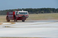 McEntire firefighters conduct aircrew extracton exercise.