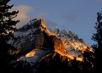 Sunrise in the Rockies.