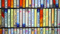 Cassette shop. Free public domain CC0 photo.