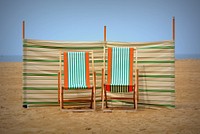 Beach chair. Free public domain CC0 image.