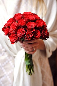 Bridal bouquet background. Free public domain CC0 image.