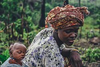 African woman and child - unknown date & location