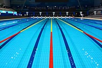 Free Olympic swimming pool photo, public domain sport CC0 image.