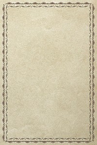 Boho ethnic doodle style border psd frame 