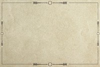 Tribal chic feather pattern psd border in vintage paper texbackground