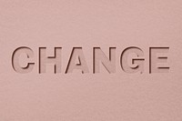 Change text cut-out font typography