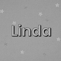 Linname polka dot lettering font typography