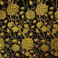 Vintage flower pattern remix from artwork by William Morris