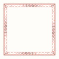 Chinese frame vector oriental woodblock pattern pink square