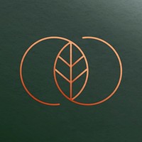 Luxury botanical vector logo for health and wellness