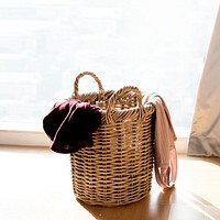 Laundry baskets with clothes, home and lifestyle