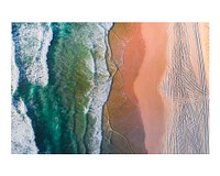 Aesthetic ocean wall art print poster