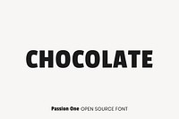 Passion One open source font by Fontstage