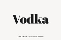 Abril Fatface open source font by TypeTogether