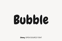 Chewy open source font by Sideshow