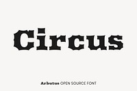 Arbutus open source font by Karolina Lach