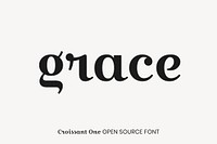 Croissant One open source font by Eduardo Tunni