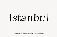 Luxurious Roman open source font by Robert Leuschke