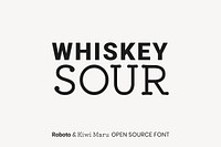 Roboto & Kiwi Maru open source font by Christian Robertson, Hiroki-Chan