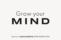 Spartan & Syncopate open source font by Matt Bailey, Mirko Velimirović, Astigmatic