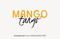Grandstander & Kristi open source font by Tyler Finck, ETC, Birgit Pulk