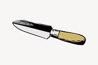 Trowel clipart, vintage illustration vector. Free public domain CC0 image.