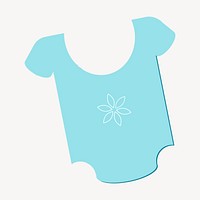 Baby pajamas clipart, care equipment illustration vector. Free public domain CC0 image