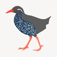 Bird, animal illustration. Free public domain CC0 image