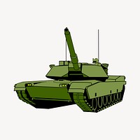 Army tank clipart, illustration vector. Free public domain CC0 image