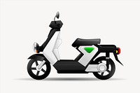 Motorcycle scooter clipart, vehicle illustration vector. Free public domain CC0 image