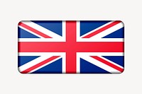 Union Jack collage element vector. Free public domain CC0 image.