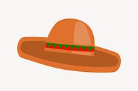 Hat clipart, illustration vector. Free public domain CC0 image.