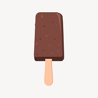 Popsicle ice-cream clipart, dessert illustration vector. Free public domain CC0 image