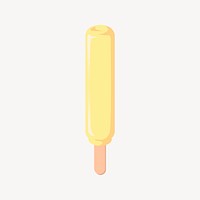 Popsicle ice-cream clipart, dessert illustration vector. Free public domain CC0 image