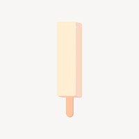 Popsicle ice-cream clipart, dessert illustration vector. Free public domain CC0 image